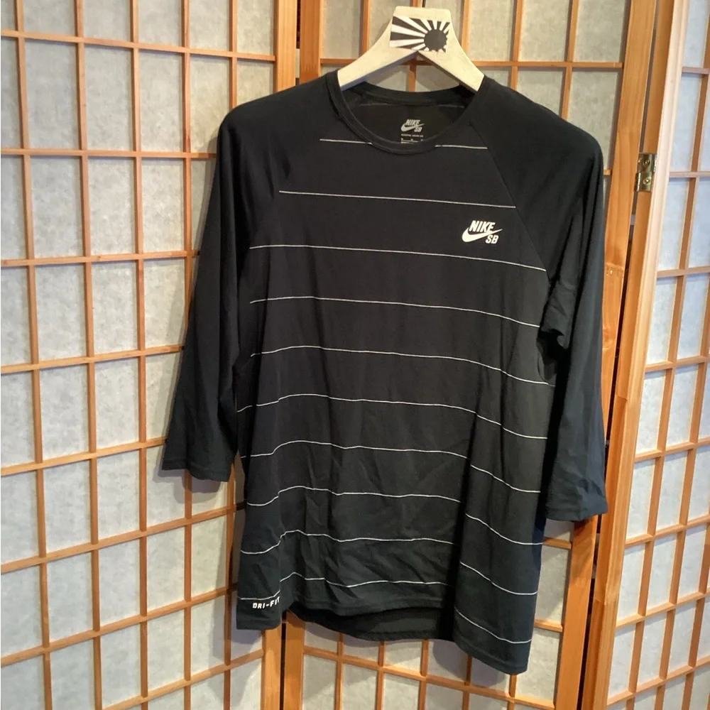 Vintage Nike SB Dri-FIT Baseball Top 734242-001 Men's Size Medium
